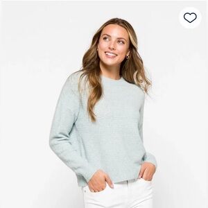 Vero Moda Light Blue Crewneck Sweater Sadella Textured, size medium